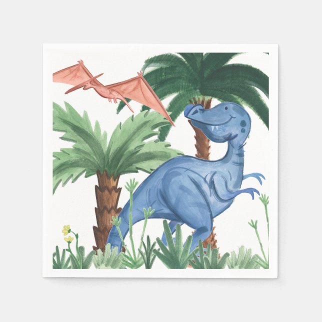 Dino Buddies I Napkins (Front)