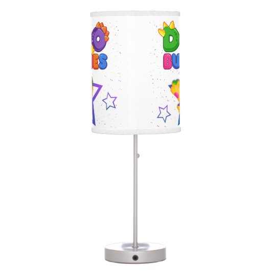 Dino-Buddies™ Lamp – Rollo w/Star Scene (Back)