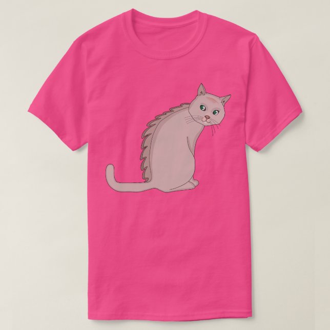 Dino Cat T-Shirt (Design Front)