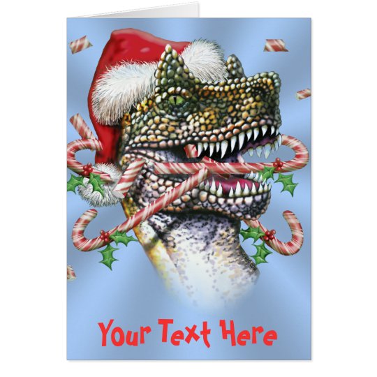 Dino Christmas Card