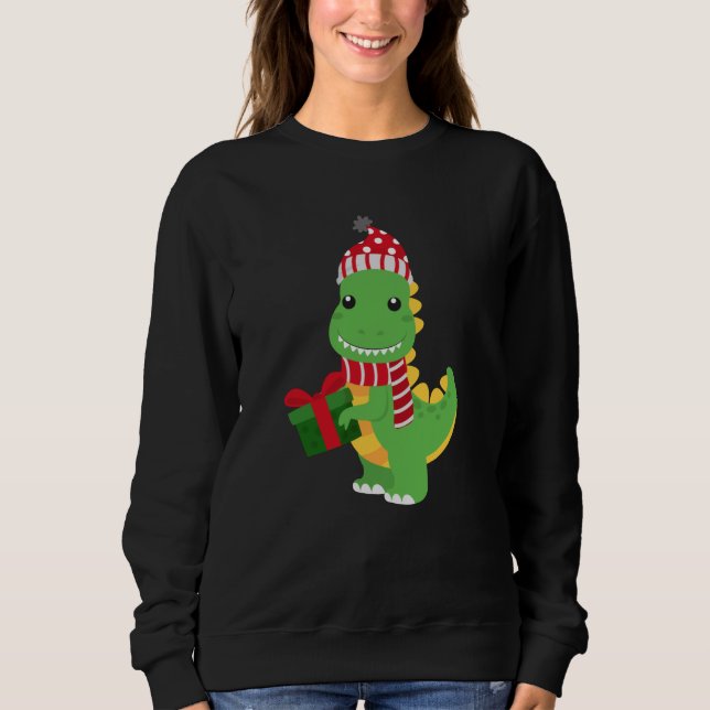 Dino Christmas Sweatshirt (Front)