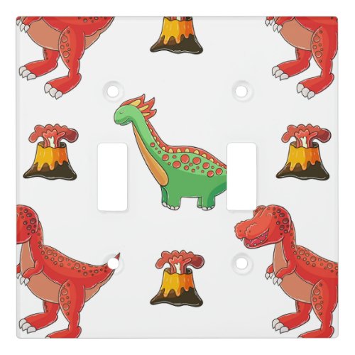 Dino cutte pattern light switch cover