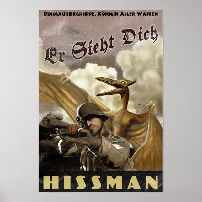 Dino D-Day: Hissman Poster (Front)