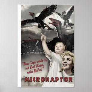 Dino D-Day: Microraptor Poster