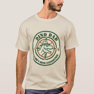 Dino Dad Shirt, Dinosaur Birthday Party  T-Shirt