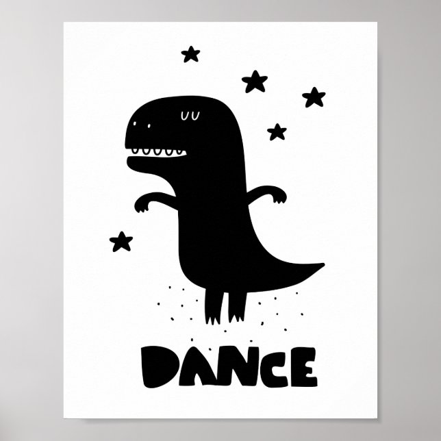 Dino dancing poster (Front)