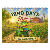 Dino Days on the Farm – 2027 Calendar