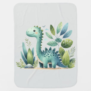 Dino Delight Baby Blanket