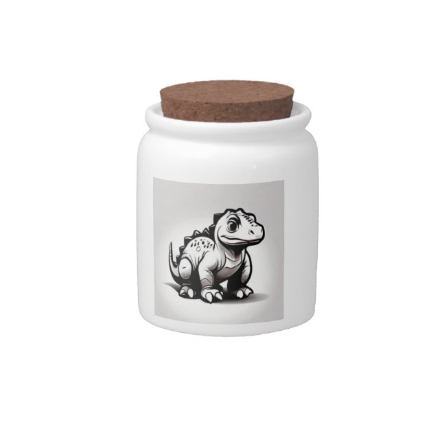 Dino Delight Candy Jar (Front)