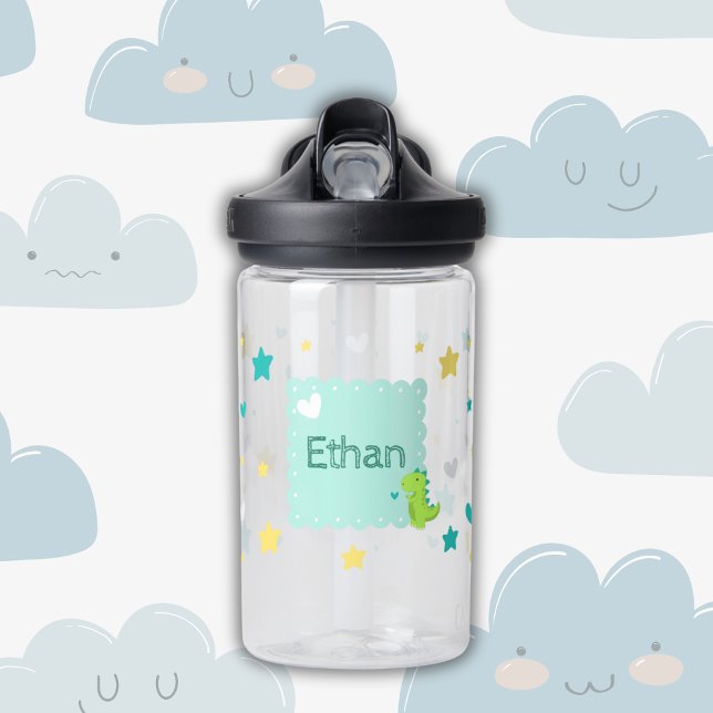 Dino Delight Personalized Kids Water Bottle (Creator Uploaded)