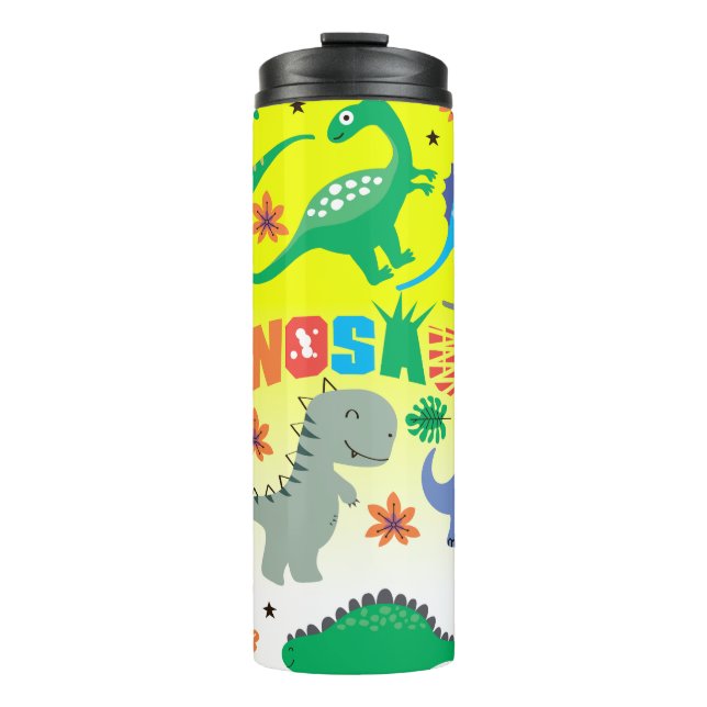 Dino Delight  Thermal Tumbler (Front)
