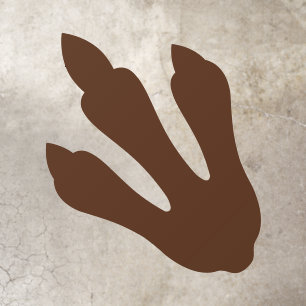 Dino Dig Birthday Dinosaur Footprint Floor Decal