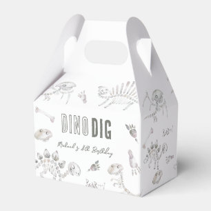 Dino Dig Birthday Favor Boxes