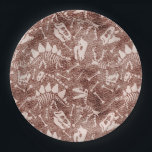 Dino Dig brown   Paper Plates<br><div class="desc">Digging for dinosaur bones</div>
