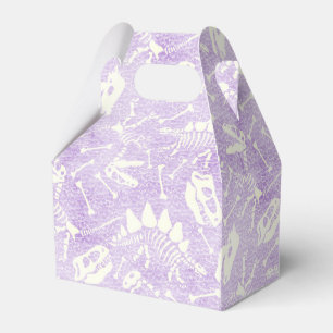 Dino Dig lavender Favor Box