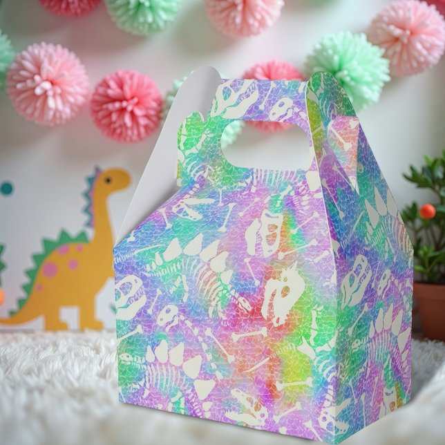 Dino Dig Rainbow Favor Box (Creator Uploaded)