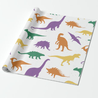 Dino Dinosaur Bunt Children Wrapping Paper