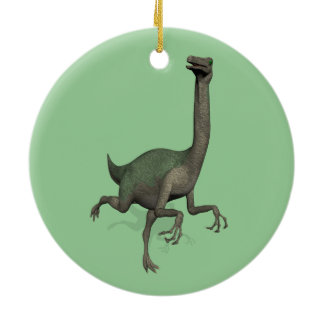 Dino Dinosaur Gallimimus Ceramic Ornament