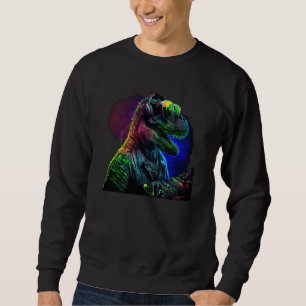 Dino Dinosaur Rex DJ Sweatshirt