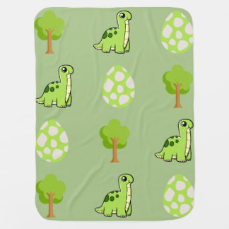 Dino Discovery Day Baby Blanket
