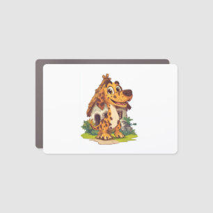 Dino Dog � Prehistoric Funny Pup Car Magnet