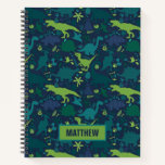 Dino Doodle Silhouettes Kids Dinosaur Notebook