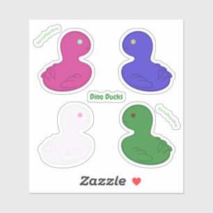 Dino Ducks Sticker Pack