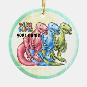 Dino Dudes Dinosaurs ornament