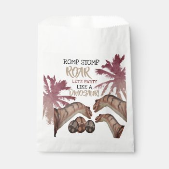 Dino Eggs  Children's Dinosaur Birthday Party Favor Bag by StampedyStamp at Zazzle
