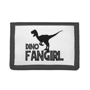 Dino Fangirl - Dinosaur Lover Trifold Wallet