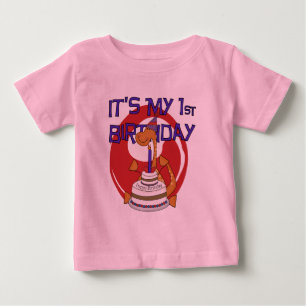 Dino First Birthday Tshirts and Gifts
