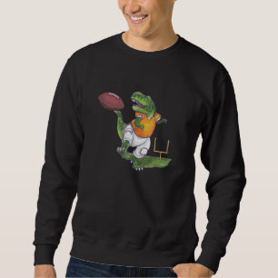 Dino Football Player Sweatshirt