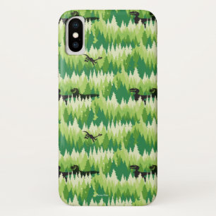 Dino Forest Pattern iPhone X Case