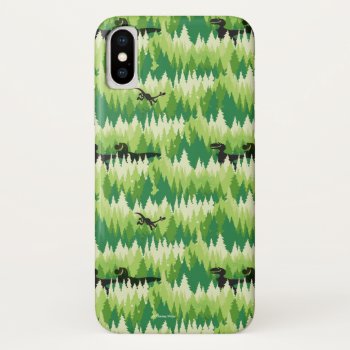 Dino Forest Pattern Iphone X Case by gooddinosaur at Zazzle