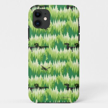 Dino Forest Pattern Iphone 11 Case by gooddinosaur at Zazzle