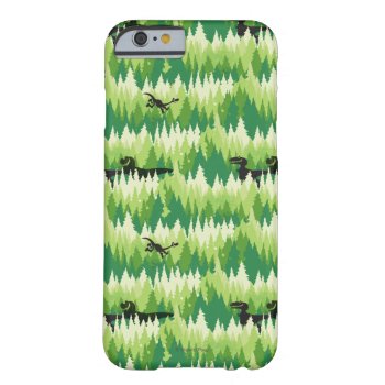Dino Forest Pattern Barely There Iphone 6 Case by gooddinosaur at Zazzle