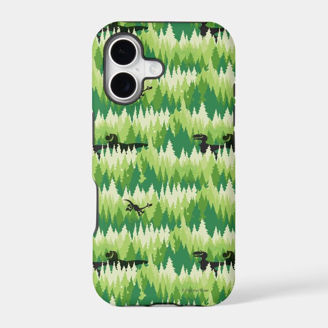 Dino Forest Pattern Iphone Case (Back)