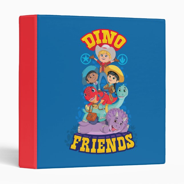 Dino Friends | Dino Ranch 3 Ring Binder (Front/Spine)