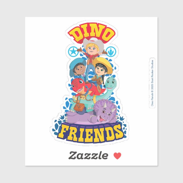 Dino Friends | Dino Ranch Sticker (Sheet)