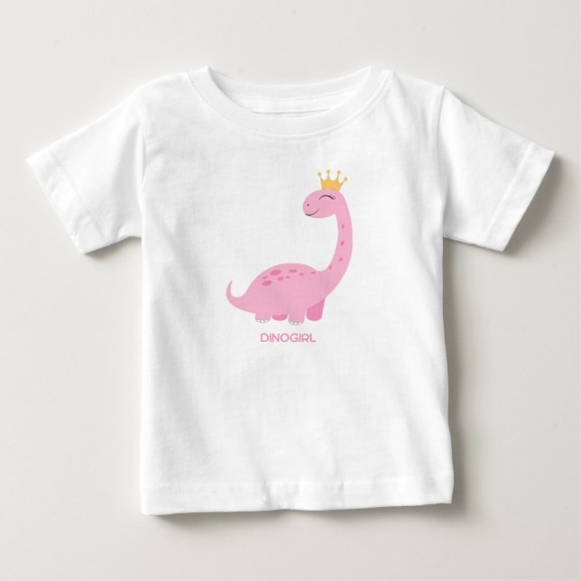 Dino girl baby T-Shirt (Front)
