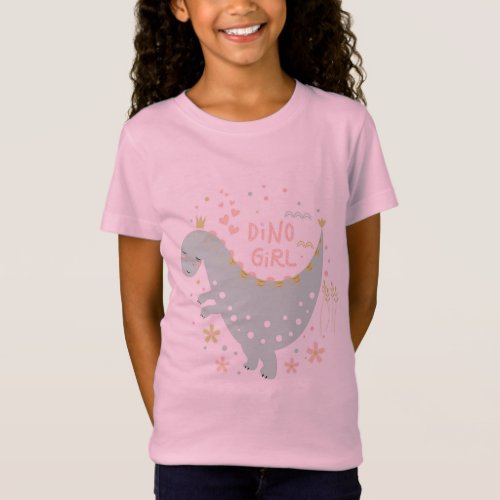 Dino Girl T_Shirt