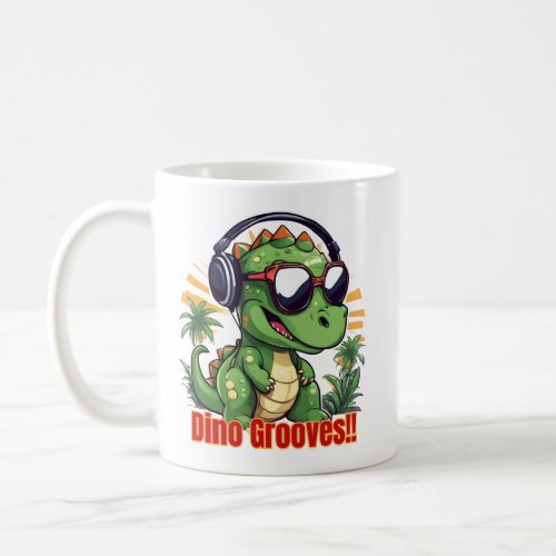 Dino Grooves Coffee Mug