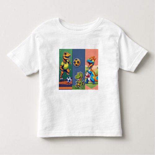 Dino Kickers Roaring Fun Football Baby Tee