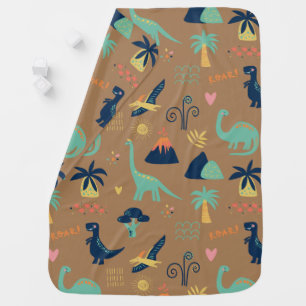 Dino Land Baby Blanket