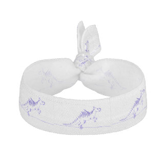 Dino Line Drawing Hair Tie