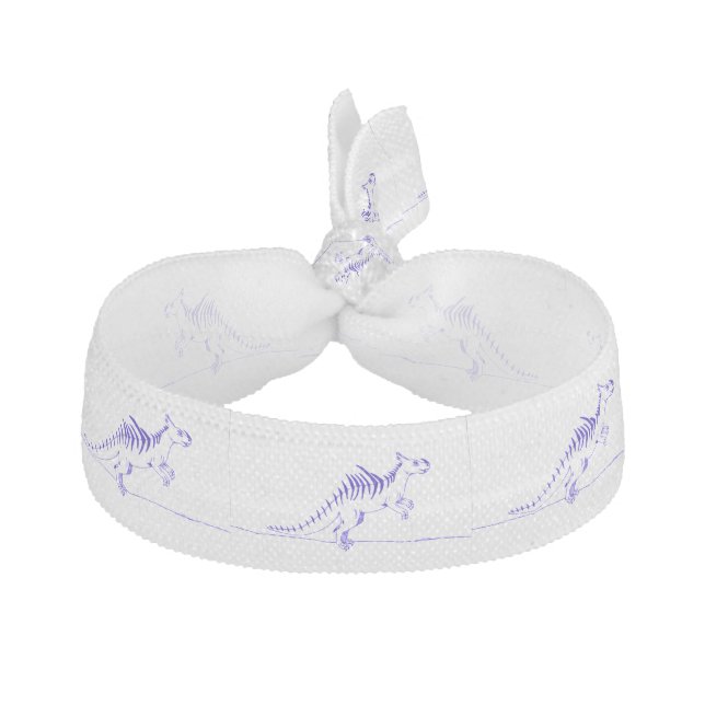 Dino Line Drawing Hair Tie (Front)