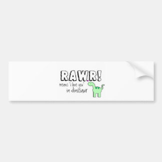 Dino Lingo Bumper Sticker