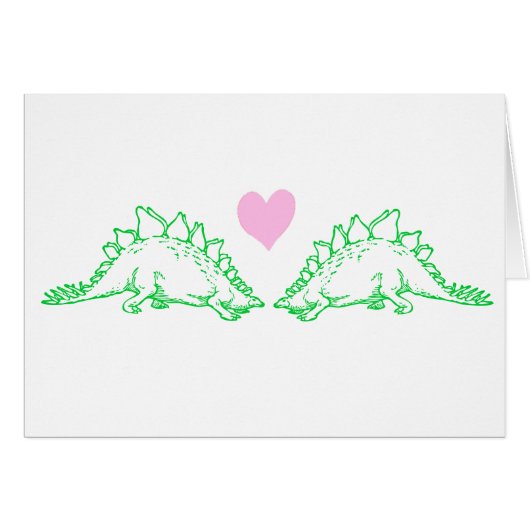 Dino Love Cards (Front Horizontal)