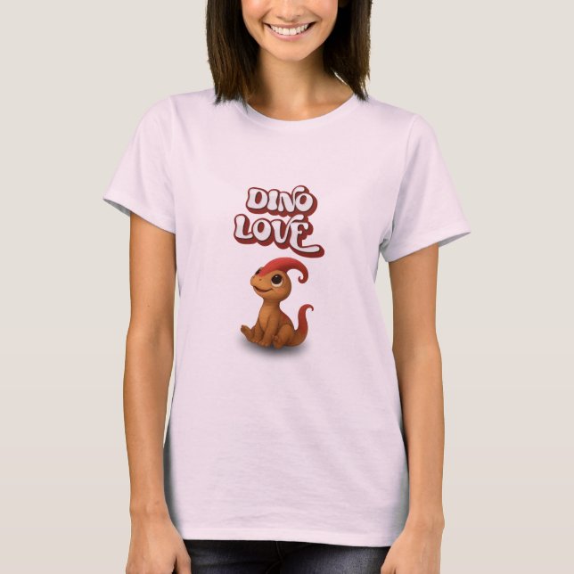 Dino Love – Kammli Looks Up T-Shirt (Front)