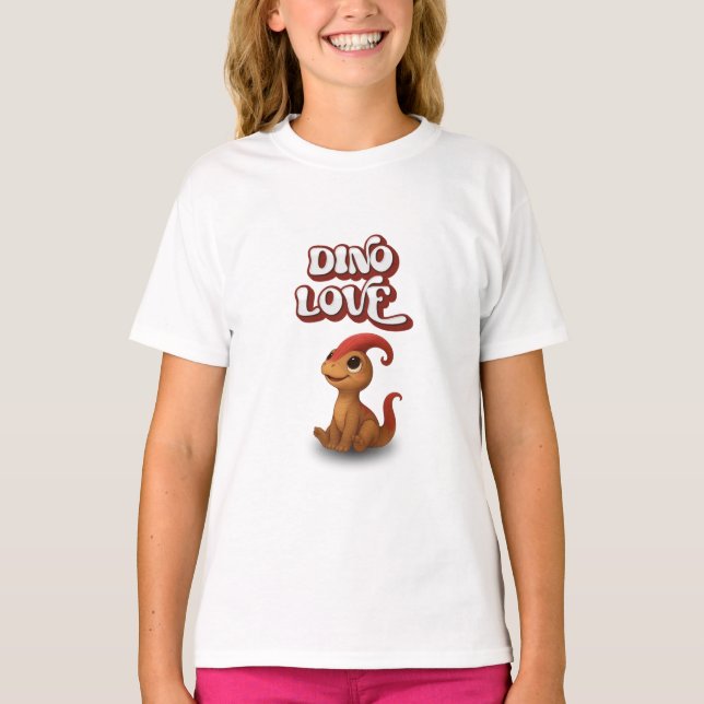 Dino Love T-Shirt with Kammli  (Front)